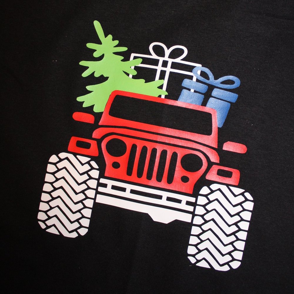 BRAND NEW Boy Christmas Truck Shirt -- personalized!!